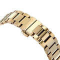 Gucci G Timeless Gold Dial Gold Steel Strap Watch For Women - YA126553