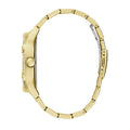 Guess Duke Glitz Crystals Gold Dial Gold Steel Strap Watch For Men - GW0576G2