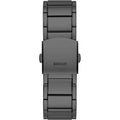 Guess Phoenix Multifunction Crystals Silver Dial Black Steel Strap Watch For Men - GW0094G3