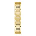 Guess Fame Crystals Gold Dial Gold Steel Strap Watch For Women - GW0644L2