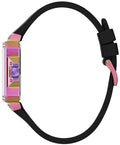 Guess Libra Black Dial Black Silicone Strap Watch For Women - GW0618L3