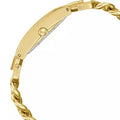 Guess Mod G Gold Dial Gold Steel Strap Watch for Women - GW0294L2