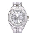Guess Analog Quartz Silver Dial Silver Steel Strap Watch For Men - U0377G1