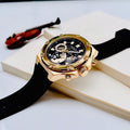 Guess Third Gear Analog Blue Dial Blue Rubber Strap Watch for Men - GW0334G3