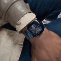 Guess Dress Multifunction Blue Dial Blue Steel Strap Watch for Men - GW0631G3