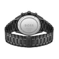 Hugo Boss Champion Black Dial Black Steel Strap Watch for Men - 1513960
