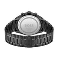 Hugo Boss Talent Black Ceramic Dial Black Steel Strap Watch for Men - 1513581