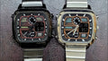 Fossil Retro Analog-Digital Black Dial Silver Steel Strap Watch for Men - FS5890