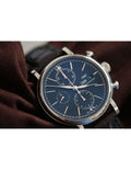 IWC Portofino Chronograph Black Dial Black Leather Strap Watch for Men - IW391029