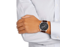 Hugo Boss Navigator Grey Dial Brown Leather Strap Watch for Men - 1513494