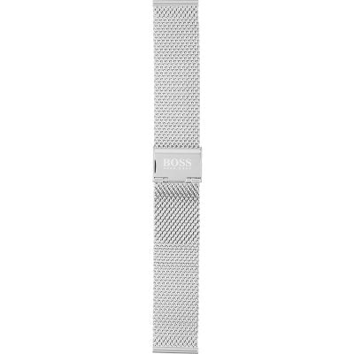 Hugo Boss Pilot Edition Black Dial Silver Mesh Bracelet Watch for Men - 1513886