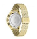 Hugo Boss Admiral Chronograph Black Dial Gold Mesh Bracelet Watch for Men - 1513906