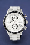 Hugo Boss Rafale Competitive Sport Silver Dial Silver Steel Strap Watch for Men - 1513511