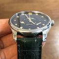 Gucci G-Timeless Black Dial Green Leather Strap Unisex Watch - YA126326