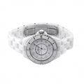 Chanel J12 Diamonds Mother of Pearl White Dial White Steel Strap Watch for Women - J12 H5704