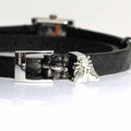 Gucci G-Frame Black Dial Black Leather Strap Watch For Women - YA128526