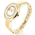 Swarovski Crystalline Bracelet White Dial Gold Steel Strap Watch for Women - 5269253