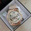 Michael Kors Cooper Gold Dial Gold Steel Strap Watch for Women - MK6274