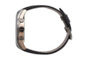 Hugo Boss Onyx Grey Dial Black Leather Strap Watch for Men - 1513366