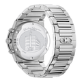 Salvatore Ferragamo Sapphire Chrono Green Dial Silver Steel Strap Watch for Men - SFME00421