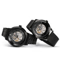 Maserati Granturismo Sport GT Skeleton Black Dial Black Steel Strap Watch For Men - R8823134003