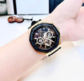 Guess Momentum Black Dial Black Rubber Strap Watch for Men - GW0263G1