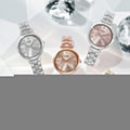 Hugo Boss Allusion Rose Gold Dial Rose Gold Steel Strap Watch For Women - 1502418