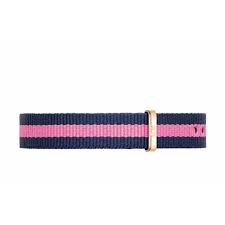 Daniel Wellington Classy Winchester White Dial Two Tone NATO Strap Watch For Women - DW00100065