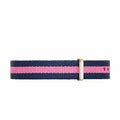 Daniel Wellington Classy Winchester White Dial Two Tone NATO Strap Watch For Women - DW00100065