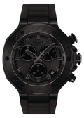 Tissot T-Race Chronograph Black Dial Black Rubber Strap Watch for Men - T141.417.37.061.00