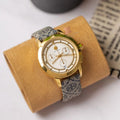 Tory Burch Classic Chronograph White Dial Grey Nylon Strap Watch for Women - TBW1035