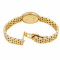 Tory Burch Oval White Dial Gold Steel Strap Watch for Women - TBW6032