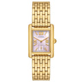 Tory Burch Eleanor Mother of Pearl Pink Dial Gold Steel Strap Watch for Women - TBW1077