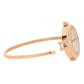 Tory Burch Riva Rose Gold Dial Rose Gold Steel Strap Watch for Women - TBW4037