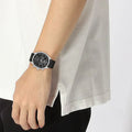 Hugo Boss Gregor Chronograph Black Dial Black Leather Strap Watch for Men - 1514049
