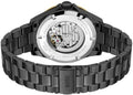 Hugo Boss Troper Chronograph Automatic Black Dial Black Steel Strap Watch for Men - 1514203