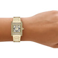 Emporio Armani Genni Crystals Gold Dial Gold Steel Strap Watch for Women - AR11663
