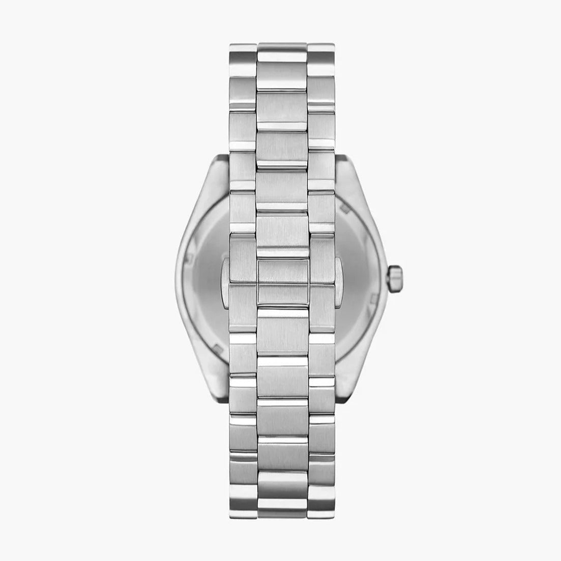 Emporio Armani Frederico Analog Black Dial Silver Steel Strap Watch for Men - AR11622