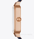 Tory Burch Robinson Quartz Blue Dial Blue Leather Strap Watch for Women - TBW1511