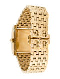 Tory Burch Eleanor Mother of Pearl Pink Dial Gold Steel Strap Watch for Women - TBW1077
