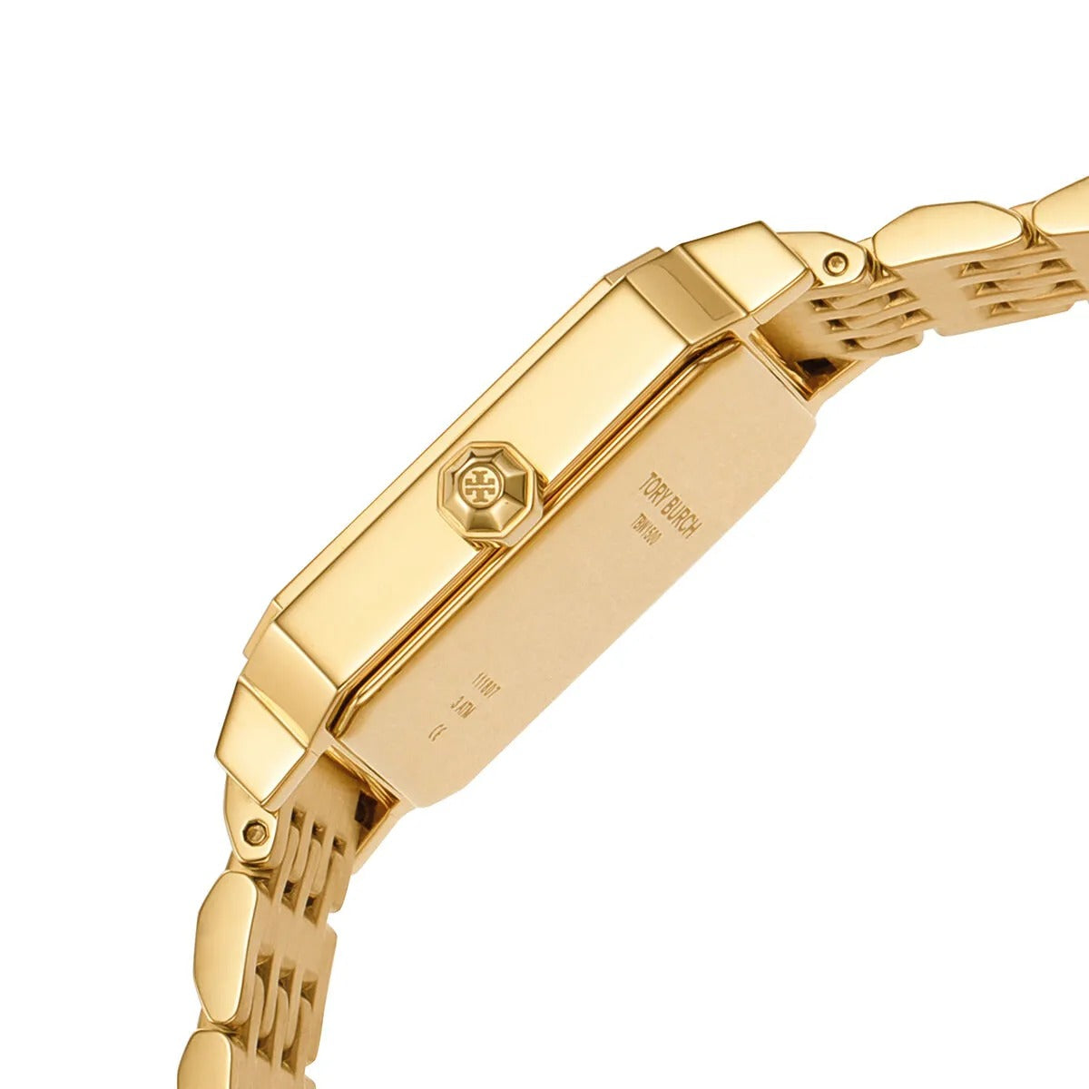 Tory Burch Robinson White Dial Gold Steel Strap Watch for Women - TBW1500
