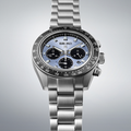 Seiko Prospex Speedtimer 41.4 Solar Chronograph Blue Dial Silver Steel Strap Watch for Men - SSC935