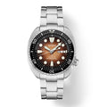 Seiko Prospex US Special Edition King Turtle Automatic Brown Dial Silver Steel Strap Watch for Men - SRPH55