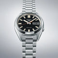 Seiko 5 Sports SNXS Series Automatic Black Dial Silver Steel Strap Watch for Men - SRPK89K1