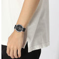Hugo Boss Gregor Chronograph Black Dial Black Leather Strap Watch for Men - 1514049