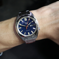 Seiko 5 Sports SNXS Automatic Blue Dial Silver Steel Strap Watch for Men - SRPK87K1