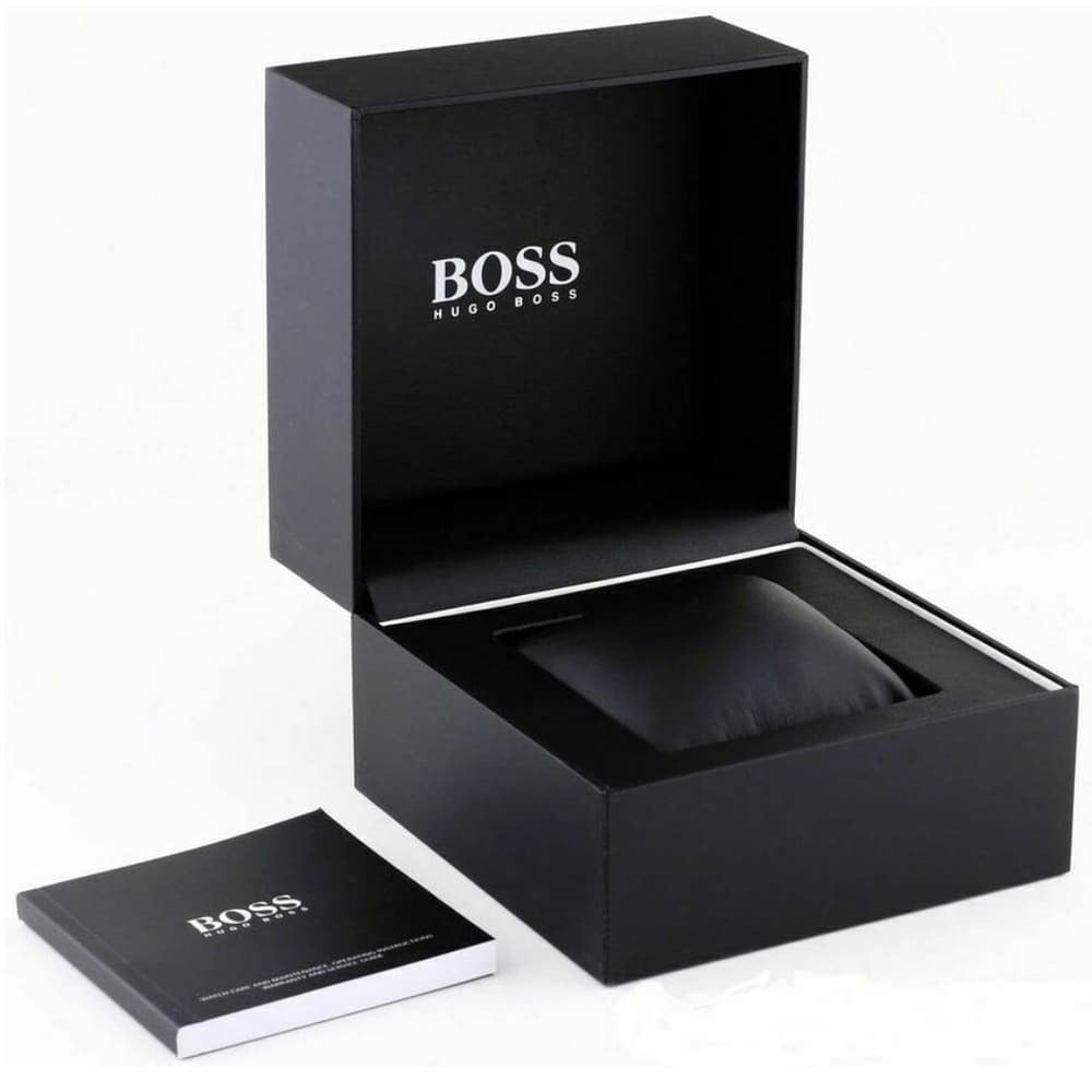 Hugo Boss Candor Blue Dial Silver Steel Strap Watch for Men - 1514076