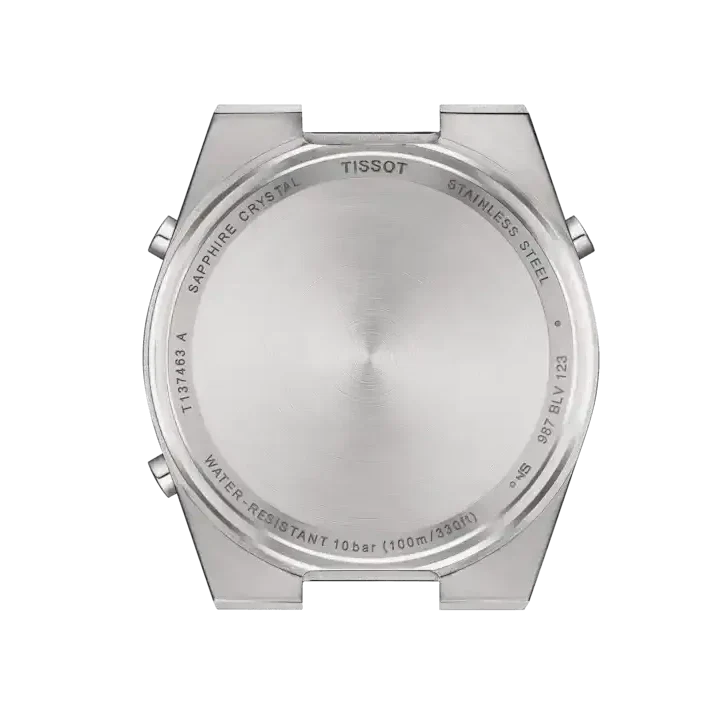 Tissot Digital Quartz Black Dial Silver Steel Strap Watch for Men - T137.463.11.050.00