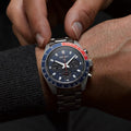 Seiko Prospex Speedtimer Solar Chronograph Blue Dial Silver Steel Strap Watch for Men - SSC913