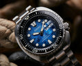 Seiko Prospex US Special Edition Automatic Blue Dial Silver Steel Strap Watch for Men - SRPH59